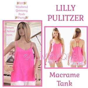 LILLY PULITZER Macrame Top🎉HP 6/28🎉